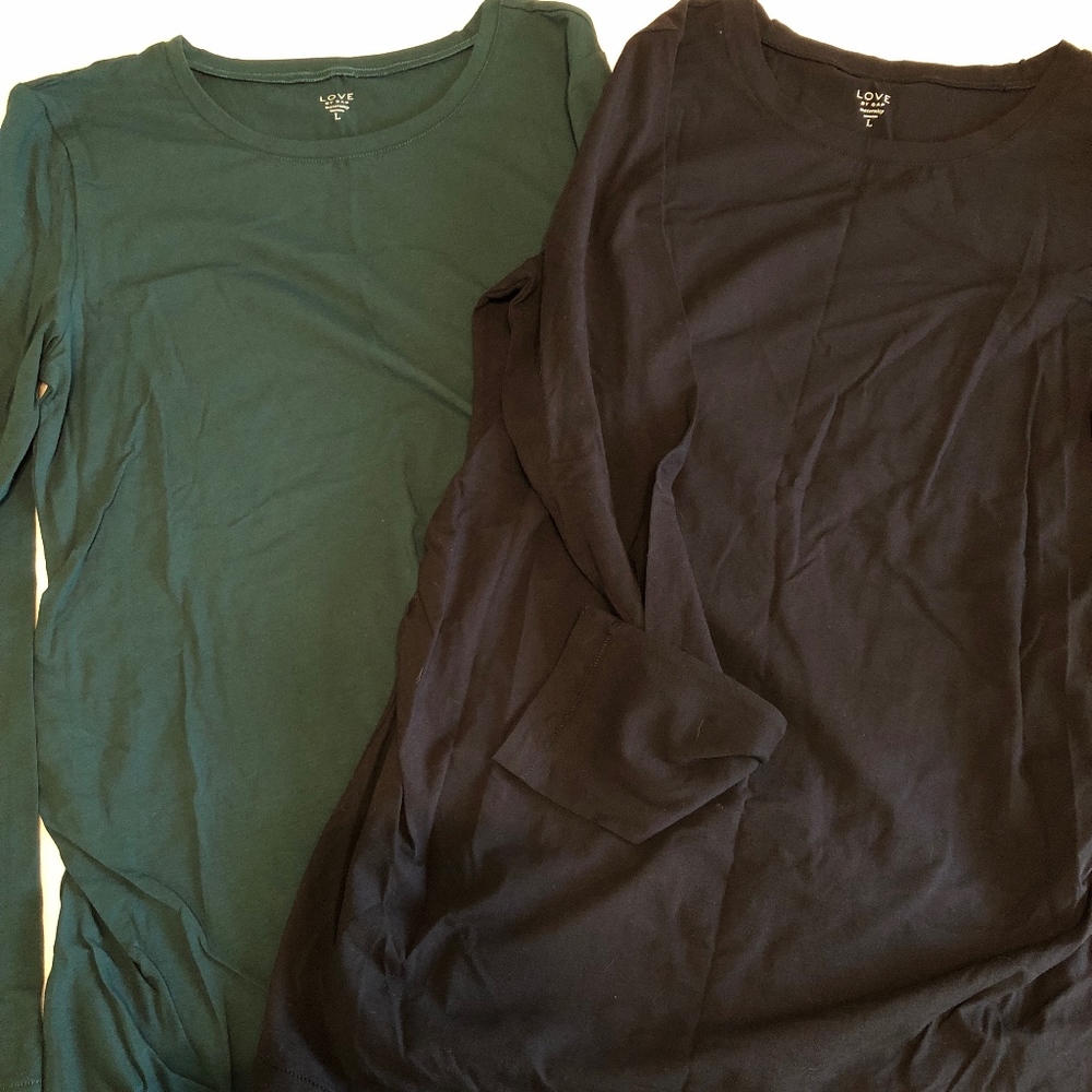 NWT Gap Love Maternity long sleeve shirt bundle